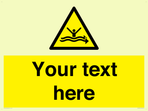 Custom Warning strong currents